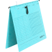 Pk 5 Hangmappen A4 blauw-/ St.