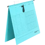 Pk 5 Hangmappen A4 blauw-/ St.