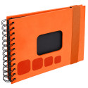 Fotoalb OFFISSIMO 23-x16cm 50bl oranje/ St.