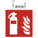 Non-slip adhesive PVC panel Fire extinguisher 10x10 cm/ Pc.