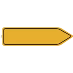 Non-slip adhesive PVC panel Compulsory direction 100 cm/ Pc.