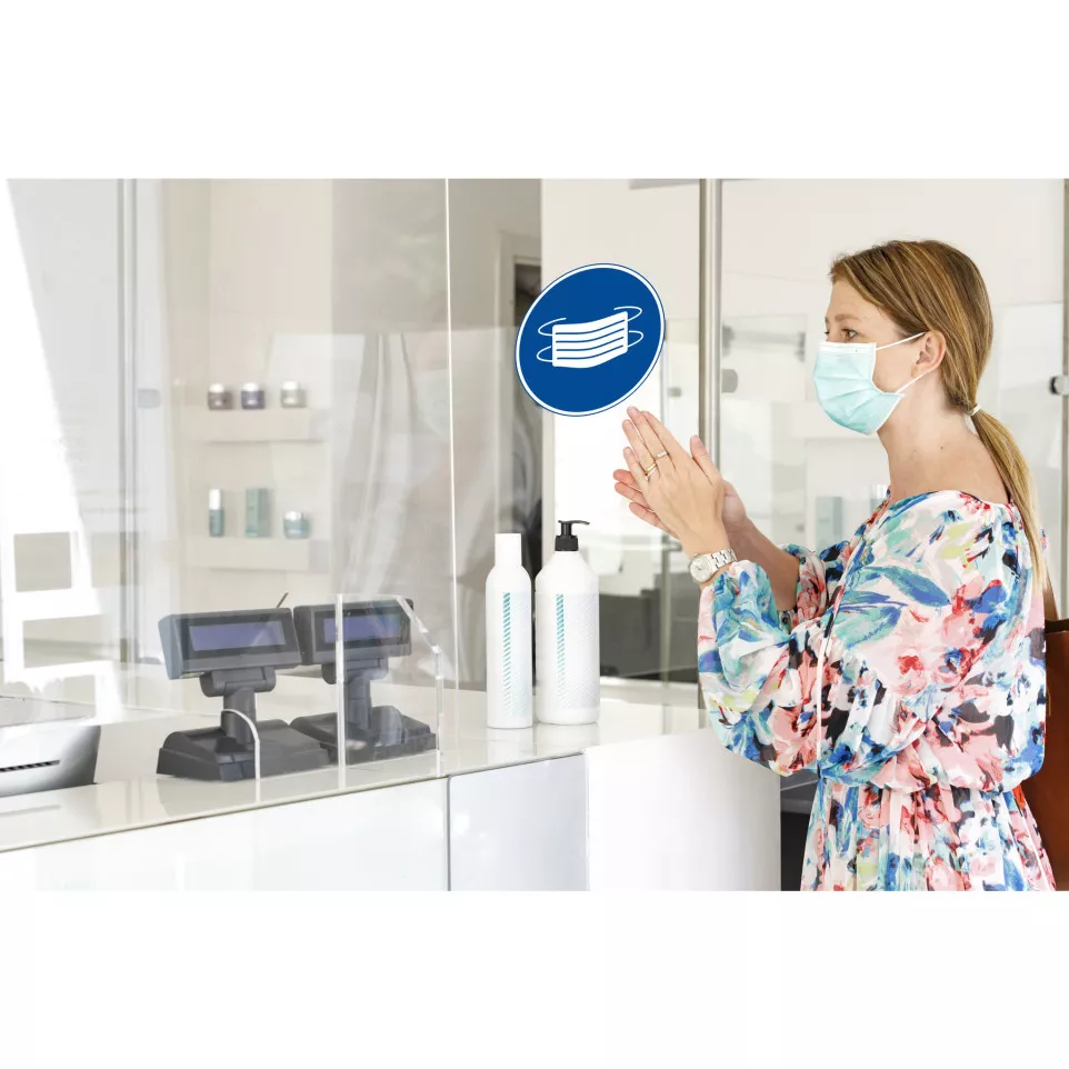 Non-slip adhesive PVC panel Mask...