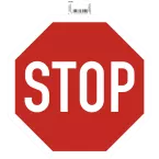 Non-slip adhesive PVC panel Stop 30 cm/ Pc.