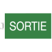 Panneau adhésif sortie 35cm FR-/ Pce