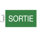 Panneau adhésif sortie 20cm FR-/ Pce