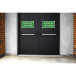 Adhesive panel emergency exit 35x20 cm/ Pc.