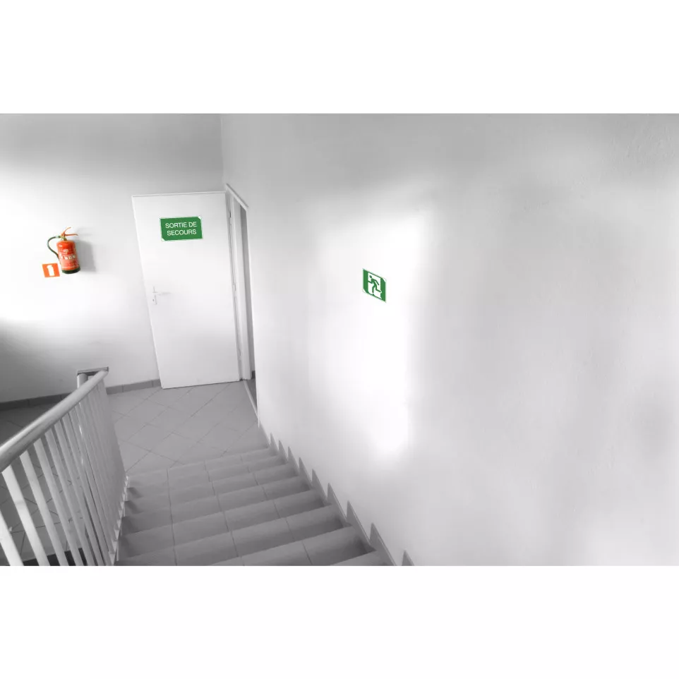 Non-slip adhesive PVC panel evacuate...