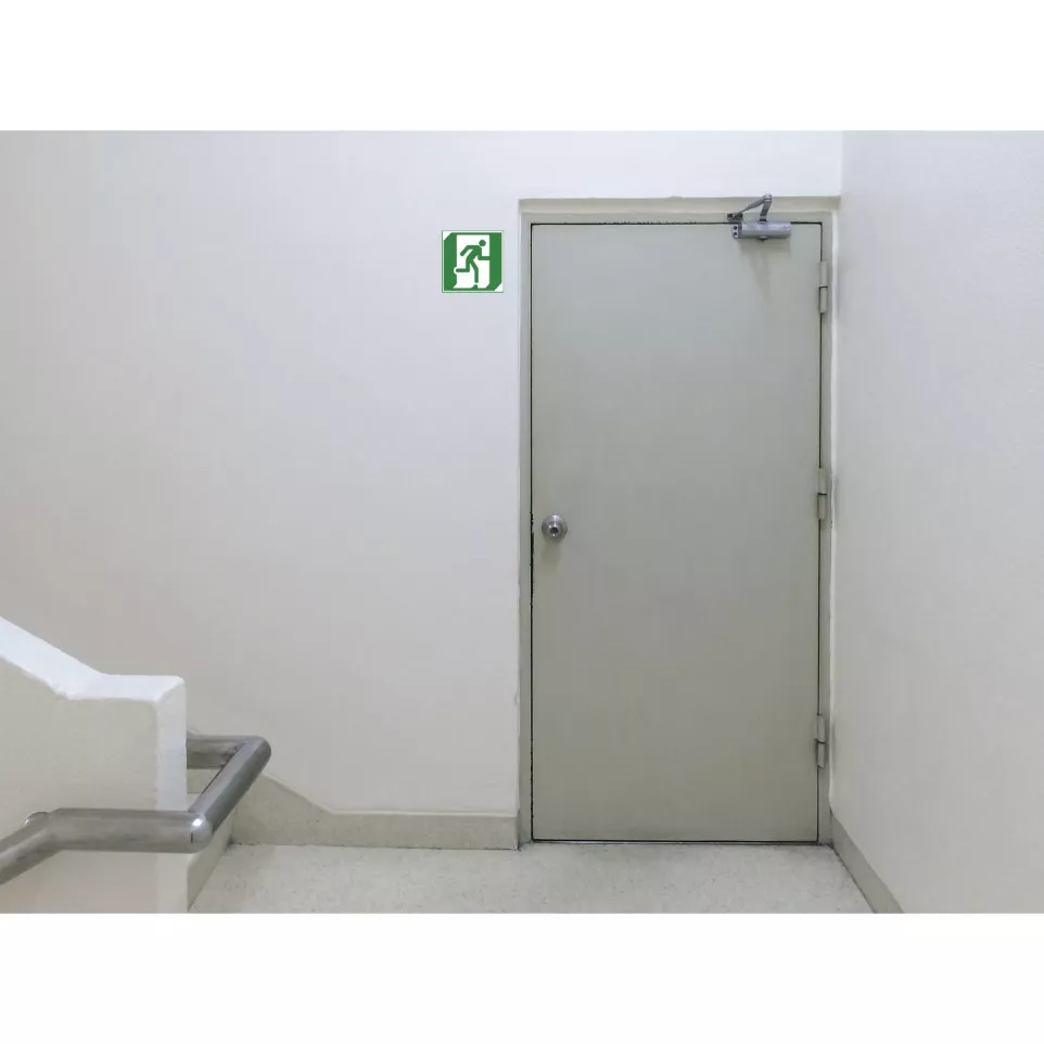 Non-slip adhesive PVC panel evacuate...