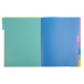 Exacompta Forever Young Recycled Multipart Files, 3 flaps 8 part, A4 PP/ Pc.