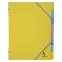 Exacompta Forever Young Recycled Multipart Files, 3 flaps 8 part, A4 PP/ Pc.
