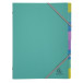 Exacompta Forever Young Recycled Multipart Files, 3 flaps 8 part, A4 PP/ Pc.