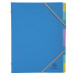 Trieur polypropylène 3 rabats Forever Young 8 compartiments - A4/ Pce