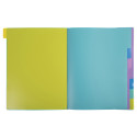 Trieur polypropylène 3 rabats Forever Young 8 compartiments - A4/ Pce