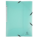 Exacompta Chromaline Pastel Elasticated Folder (3-Flap PP) A4/ Pc.