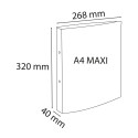 Classeur 2 anneaux 30mm polypropylène Forever Young - A4 Maxi/ Pce
