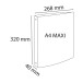 Exacompta Forever Young Recycled Ring binders, 30mm spine, 4 rings, A4+ PP/ Pc.