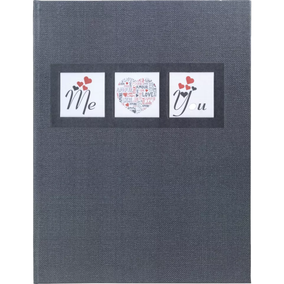 Me&You Guest book 100 pages Silver,...