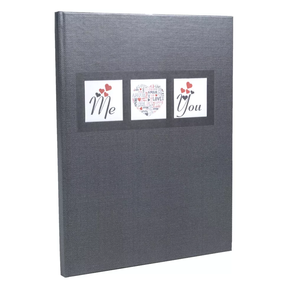 Me&You Guest book 100 pages Silver,...