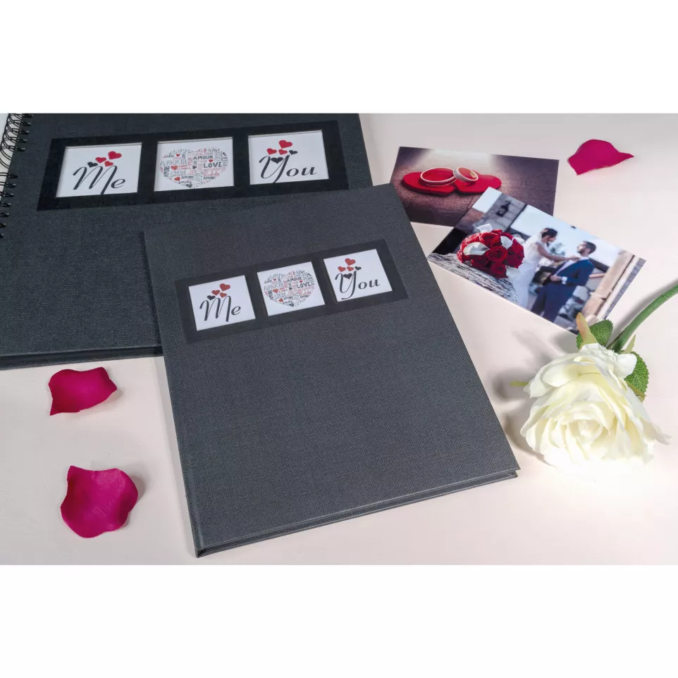 Me&You Guest book 100 pages Silver,...