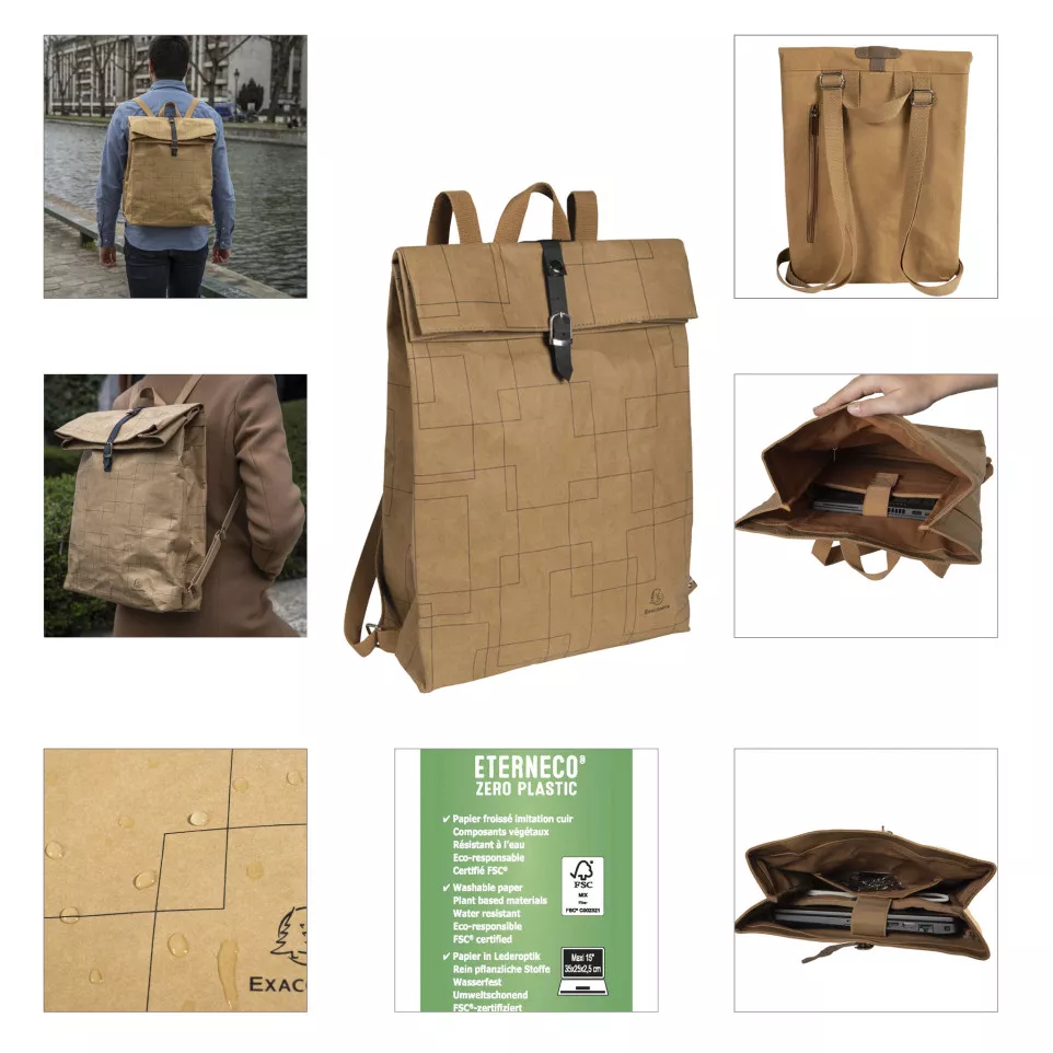 Sac à dos washable paper Eterneco/ Pce