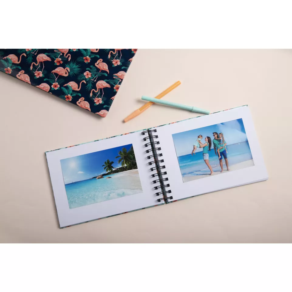 Fotoalb spiraal 50p.-wit 32x22cm...
