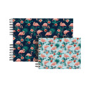 Fotoalb spiraal 50p.-wit 32x22cm FLAMINGO/ St.