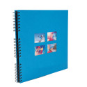 Fotoal Spir 60pZwrt-32x32cm MILANO Blauw/ St.