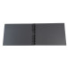 Fotoalb spir 50p Zw-32x22cm MILANO Zwart/ St.