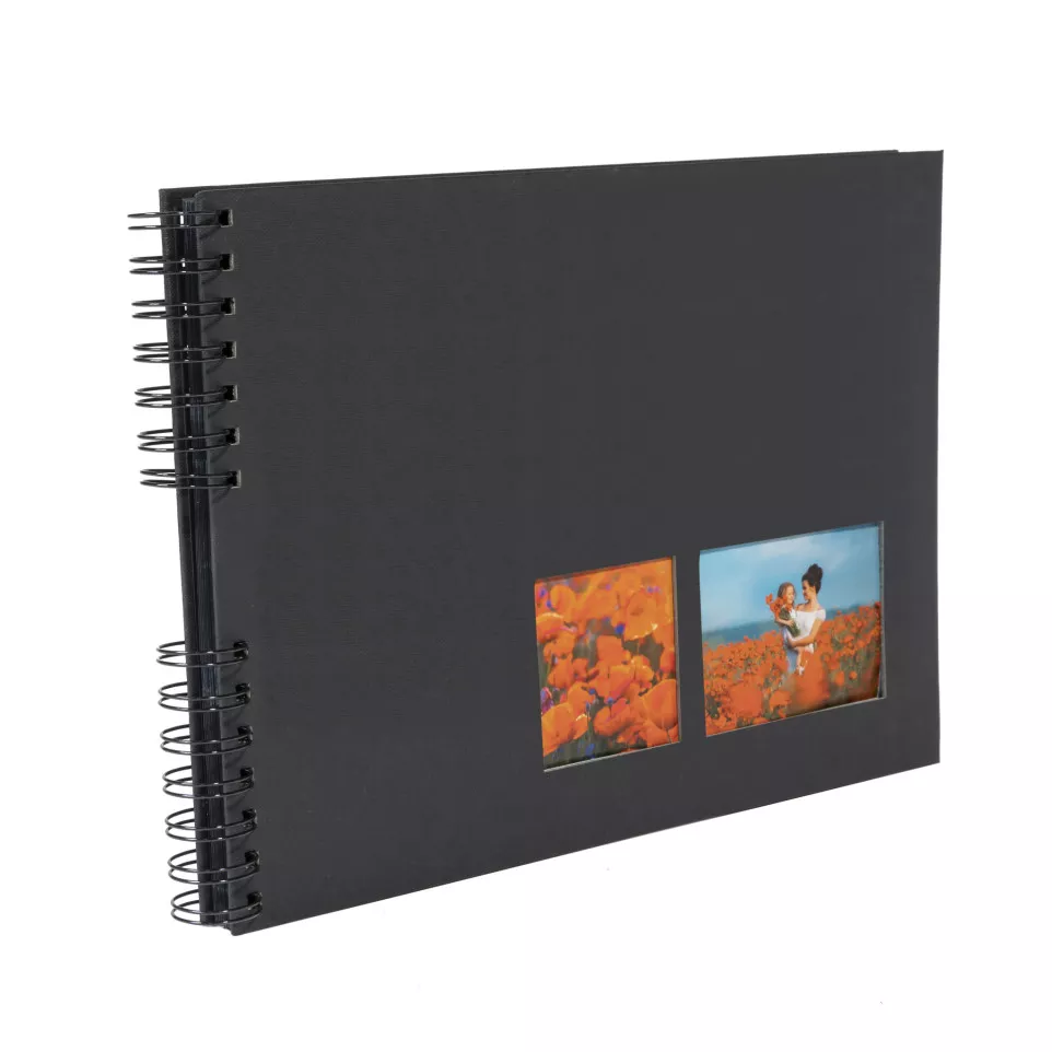 Wirebound album 50 pages Black...