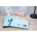 Fotoalb spir 50Zwrt-32x22cm MILANO Groen/ St.