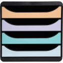BIG-BOX Pastel zwart/pastel glossy-/ St.