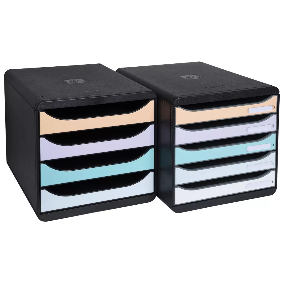BIG-BOX Pastel zwart/pastel glossy-/ St.