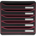 Module de classement Big Box Plus 5 tiroirs Black Office/ Pce