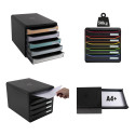 Module de classement Big Box Plus 5 tiroirs Black Office/ Pce