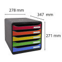Module de classement Big Box Plus 5 tiroirs Iderama/ Pce