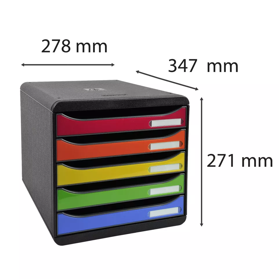 BIG BOX PLUS Iderama- zwart/harlekijn...