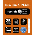 BIG BOX PLUS Iderama- zwart/harlekijn glo/ St.