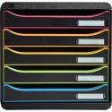 Module de classement Big Box Plus 5 tiroirs Black Office/ Pce