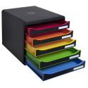 Module de classement Big Box Plus 5 tiroirs Black Office/ Pce