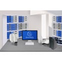 TOOLBOX MINI 4 drawers Office light grey/ Pc.