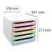 Module de classement Big Box Plus 5 tiroirs Black Office/ Pce
