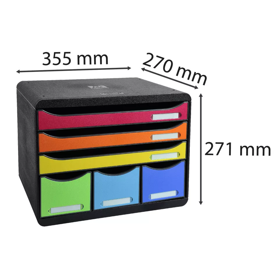 STORE-BOX MAXI 6 drawers harlequin/ Pc.