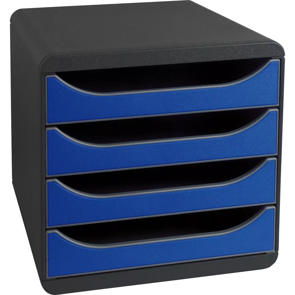 BIG-BOX Iderama zwart/oceaan blauw-/ St.