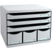 STORE-BOX MAXI 6 draw. Office light grey/ Pc.