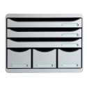 STORE-BOX MAXI 6 draw. Office light grey/ Pc.