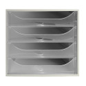 ECOBOX set 4draw. OFFICE grey/night blue/ Pc.