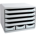 STORE-BOX MINI 7 draw. Office light grey/ Pc.