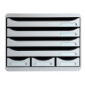 STORE-BOX MINI 7 lad-es Office lichtgrijs/ St.