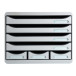 STORE-BOX MINI 7 draw. Office light grey/ Pc.