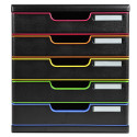 MODULO A4 5 drawer black/harlequin/black/ Pc.